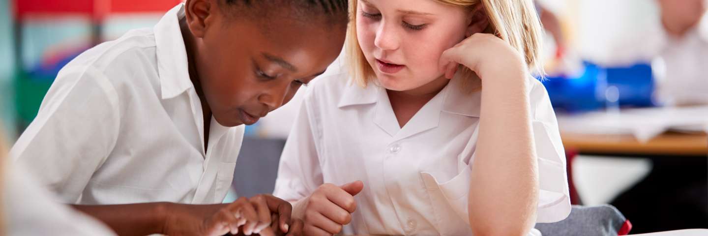 Children at school